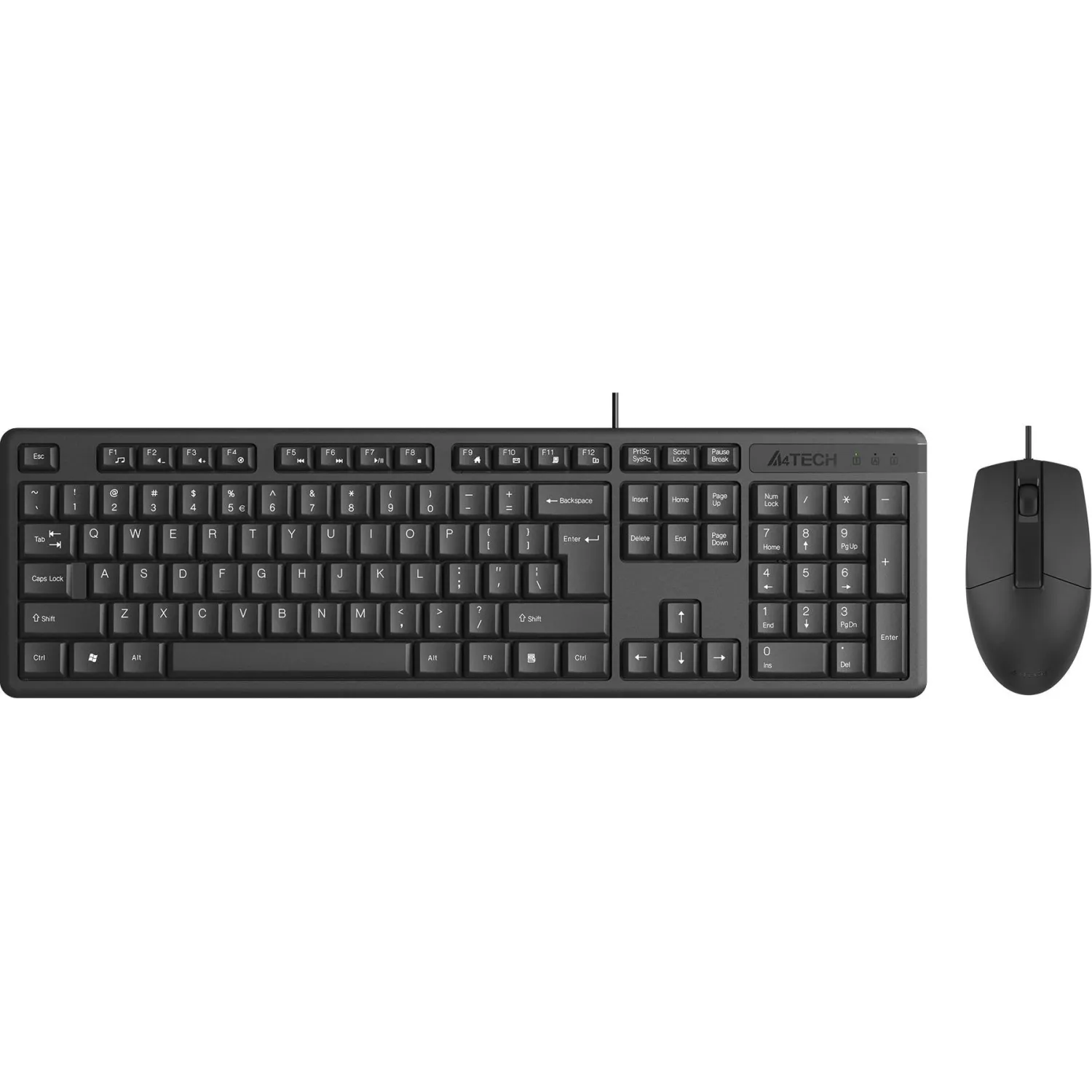 превью Комплект проводной клавиатура и мышь A4Tech KR-3330