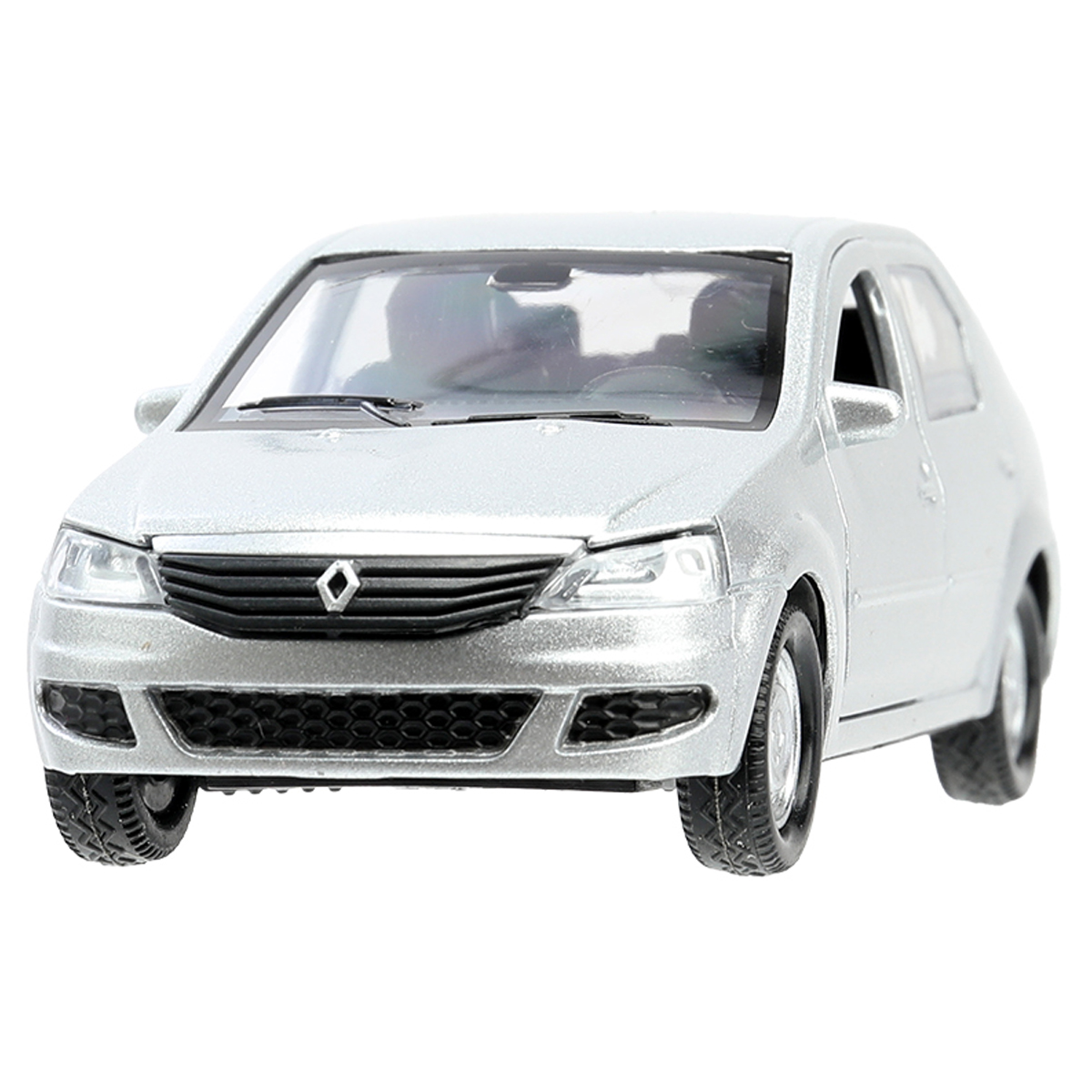 Машина игрушечная Технопарк «Renault Logan», RENAULT, металл., 12см, серебристый, с подвижными элементами