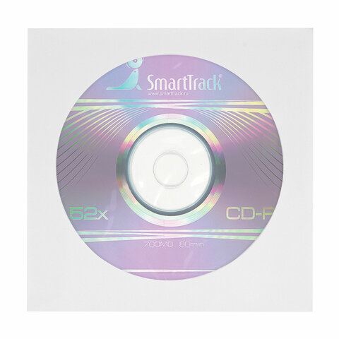 Конверты для CD/DVD BRAUBERG, комплект 25 шт., бумажные, на 1 CD/DVD, с окном