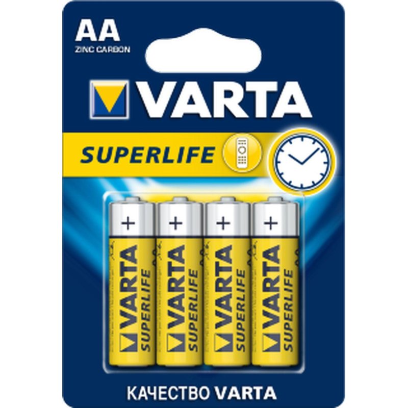 превью Батарейка Varta ENERGY LR6 AA 4шт/бл Alkaline 1.5V (4106) (4106213414)