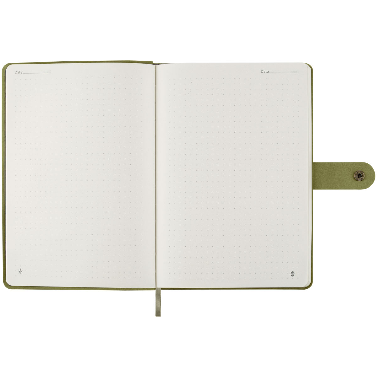 Записная книжка А5 80л., ЛАЙТ, кожзам, Greenwich Line «Outline. Cotton», с замком, тиснение фольгой, внутренний карман, блок в точку