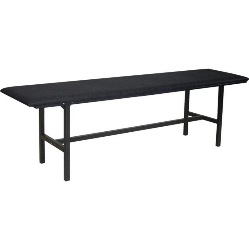 превью Банкетка трехместная Берта БМ-4 разборная черная (искусственная кожа, 1200×430×475 мм)