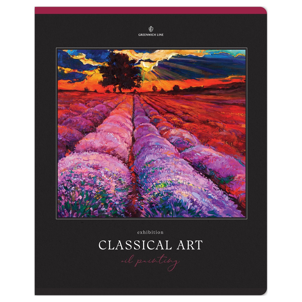 Тетрадь 48л., А5, клетка Greenwich Line «Classical art», глянцевая ламинация, твин-лак, 70г/м2