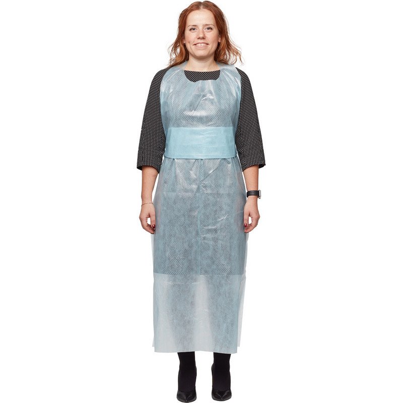 превью Фартук одноразовый ламинированный (10 штук в упаковке)