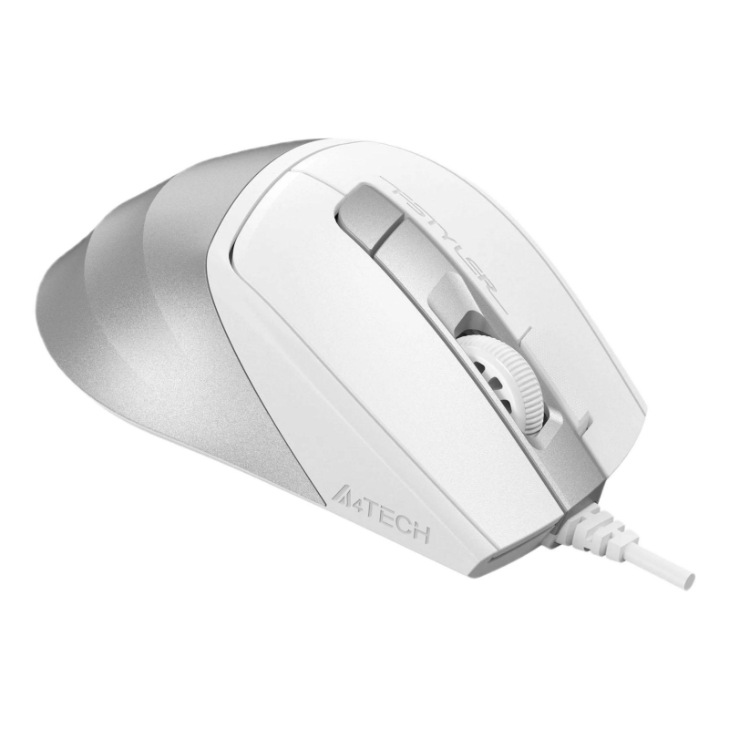 Мышь компьютерная A4Tech Fstyler FM45S Air бел/серебр 2400dpi silent/7but