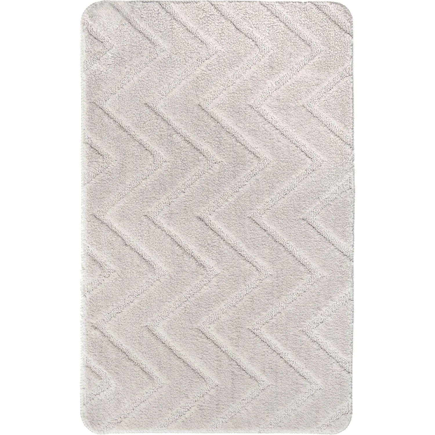 превью Коврик интерьерный 50×80 см, Зигзаг, микрофибра