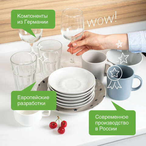 Средство для мытья посуды 5 л SYNERGETIC «Лимон», антибактериальное