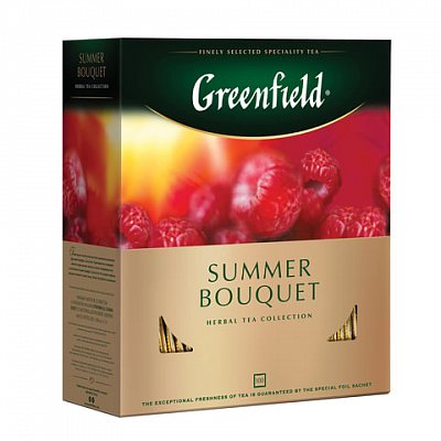 Чай Greenfield Summer Bouquet фруктов.фольгир. 100 пак/уп