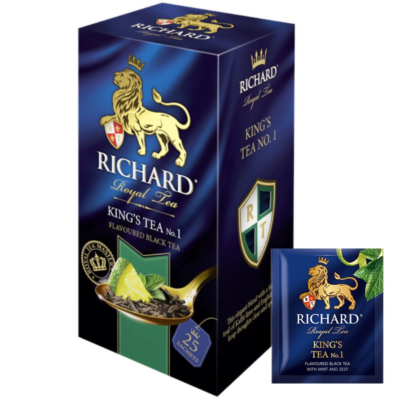 превью Чай Richard King's Tea №1 черный 25 пакетиков