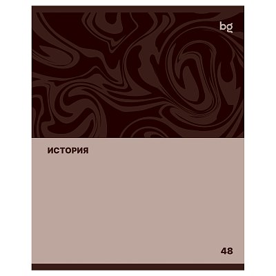Тетрадь предметная 48л. BG «Single colour» - История, эконом