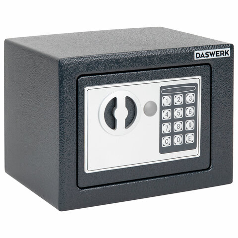 Сейф мебельный DASWERK SC-170EL (170×230х170 мм), электронный замок, графит