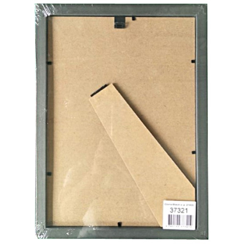 Рамка пластиковая с паспарту Gloria Black 21×30 см черная