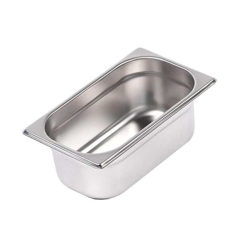 превью Гастроемкость Luxstahl GN 1/4 265×164×100 мм 2.8 л нержавеющая сталь