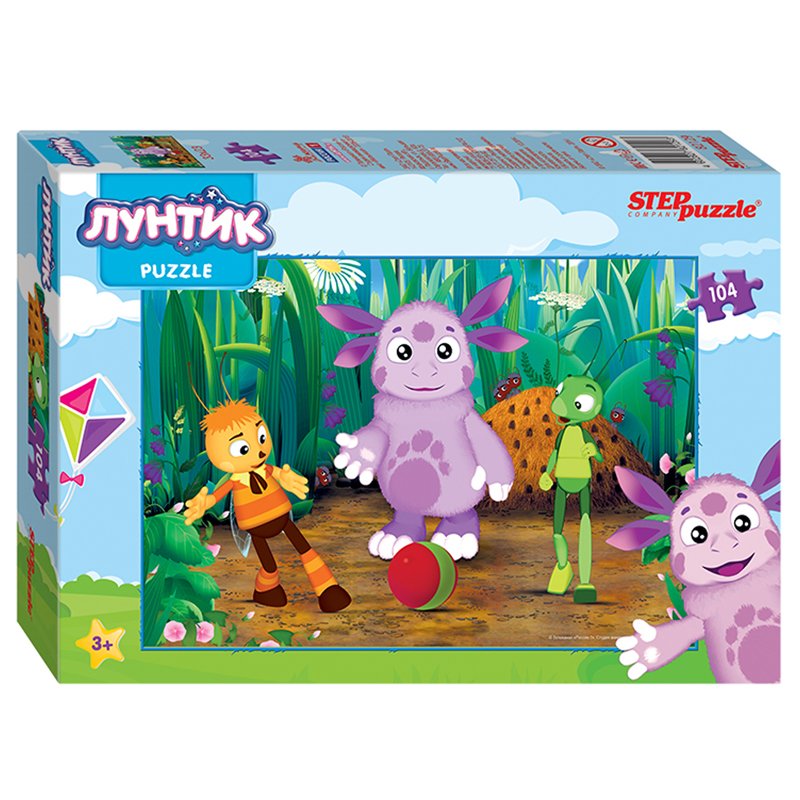 Пазл 104 эл. Step Puzzle «Лунтик» - купить в Москве оптом и в розницу в ...