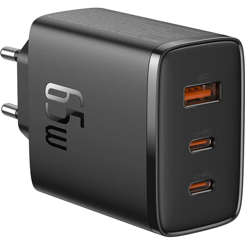 превью Зарядное устройство сетевое Baseus Cube Pro USB-Cx2+A 65W черный