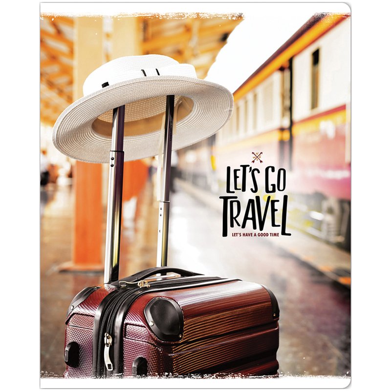 Тетрадь 48л., А5, клетка ArtSpace «Путешествия. Let's go travel», эконом