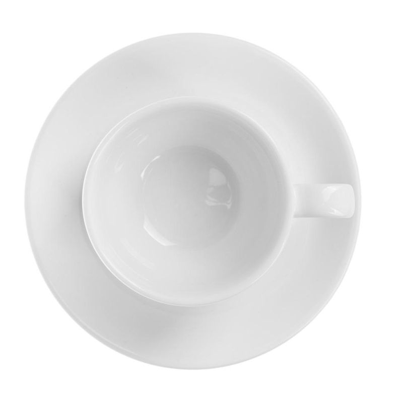 Кофейная пара Chan Wave Classic Шоко, фарфор, белый, 90мл, фк 875