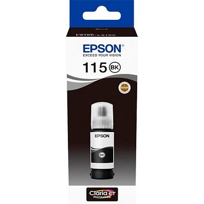 Чернила Epson 115 BK C13T07C14A черные оригинальные