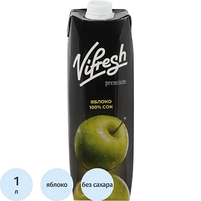 Сок Vifresh Яблоко, 1л