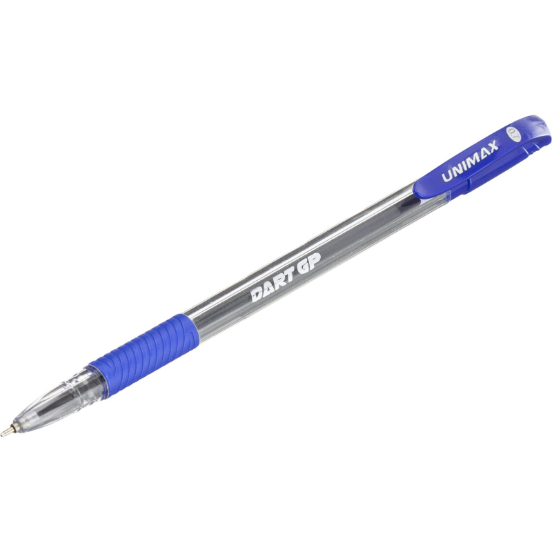 Ручка шариковая масляная Unimax Dart GP синяя (толщина линии 0.5 мм)