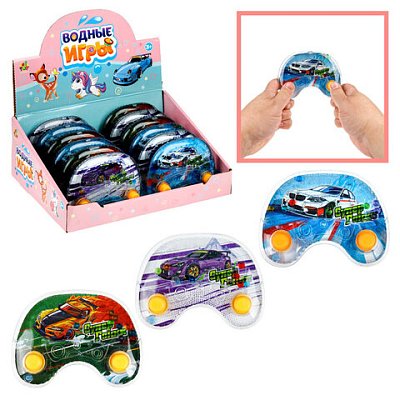 Водный тетрис мячики «Гонки» 13.5×10х3.2 см, АССОРТИ, 3 вида, дисплей, 1TOY