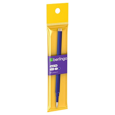 Стержень для гелевой ручки Berlingo «Correct» синий, 111мм, 0.6мм