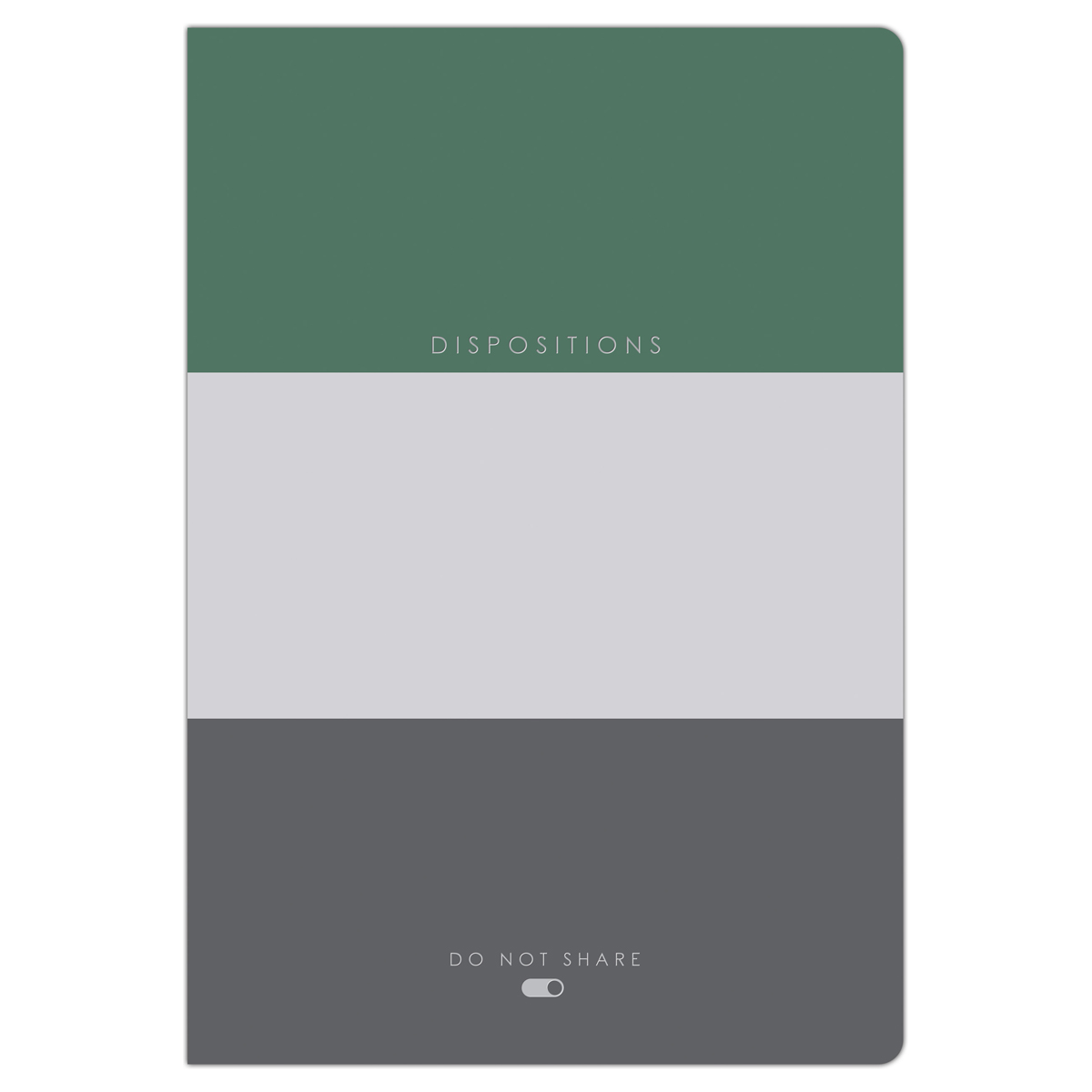 Тетрадь 40л., А5, клетка на сшивке Greenwich Line «Disposition. Green», матовая ламинация, тиснение фольгой, тон. блок 80г/м2