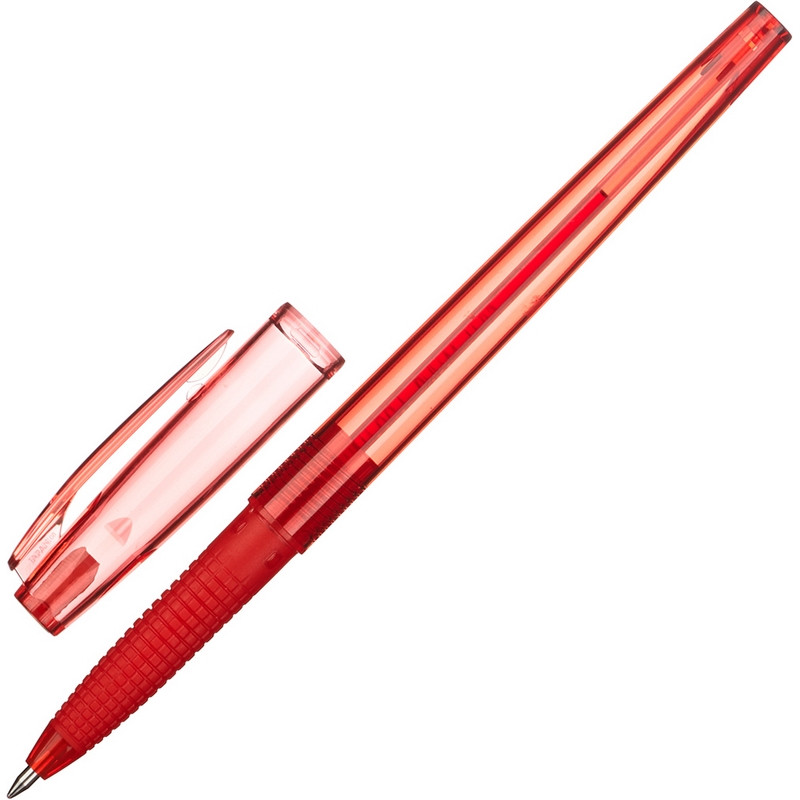 Ручка шариковая масляная Pilot Super Grip G BPS-GG-F-R красная (толщина линии 0.22 мм)