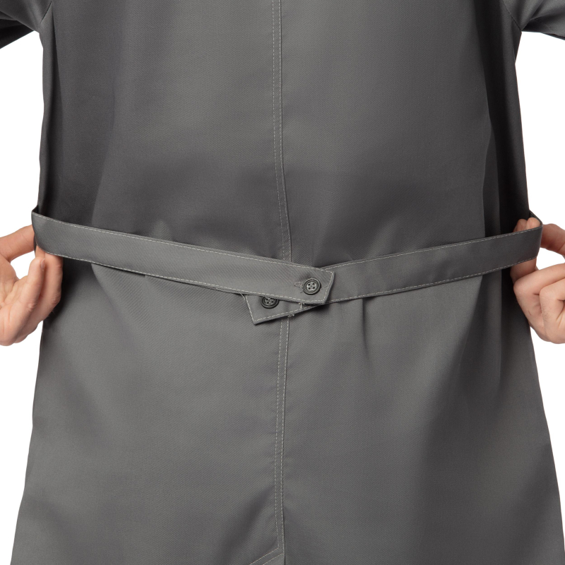 Халат Л10-ХЛ муж. сер/св. сер/крас (р.48-50) 170-176