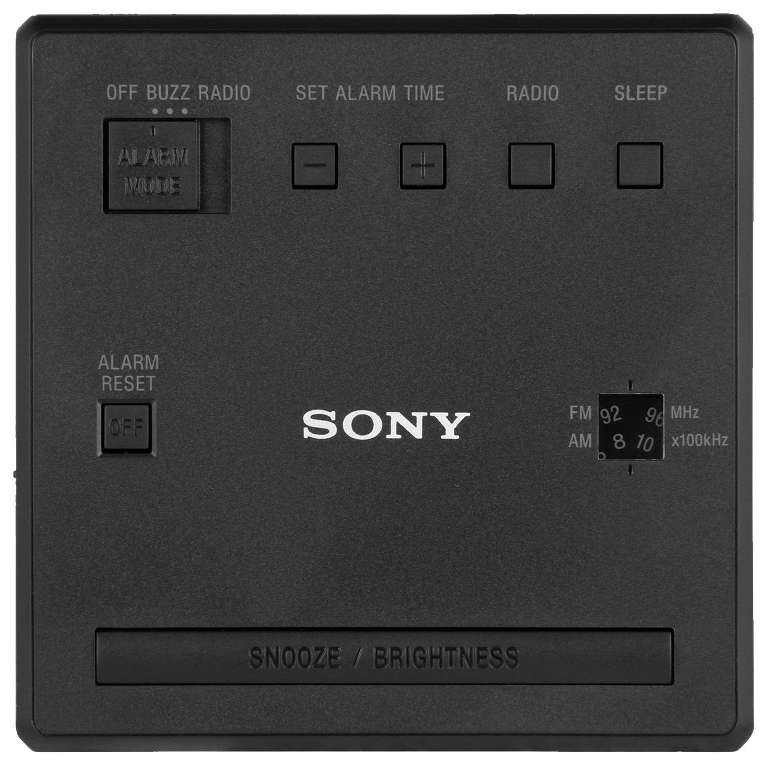 Часы-радиобудильник SONY ICF-C1, LED-дисплей, AM/FM-диапазон, 2 вида сигнала, повтор, таймер