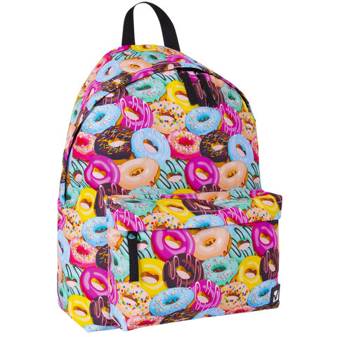Рюкзак BRAUBERG, универсальный, сити-формат, «Donuts», 20 литров, 41×32х14 см