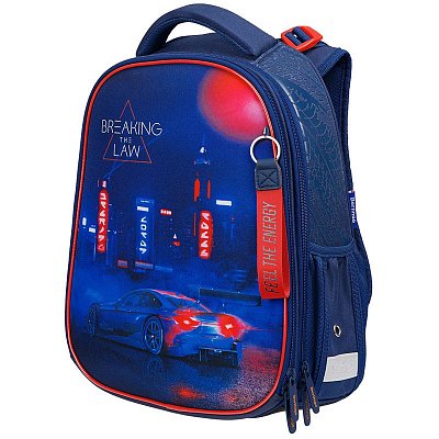 Ранец Berlingo Expert Max «Breaking the law» 37×28×16см, 2 отд, анатомическая спинка, дождевик в комплекте