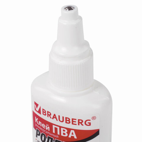 Клей-роллер BRAUBERG ПВА (картон, бумага, дерево, ткань, керамика), 45 г,