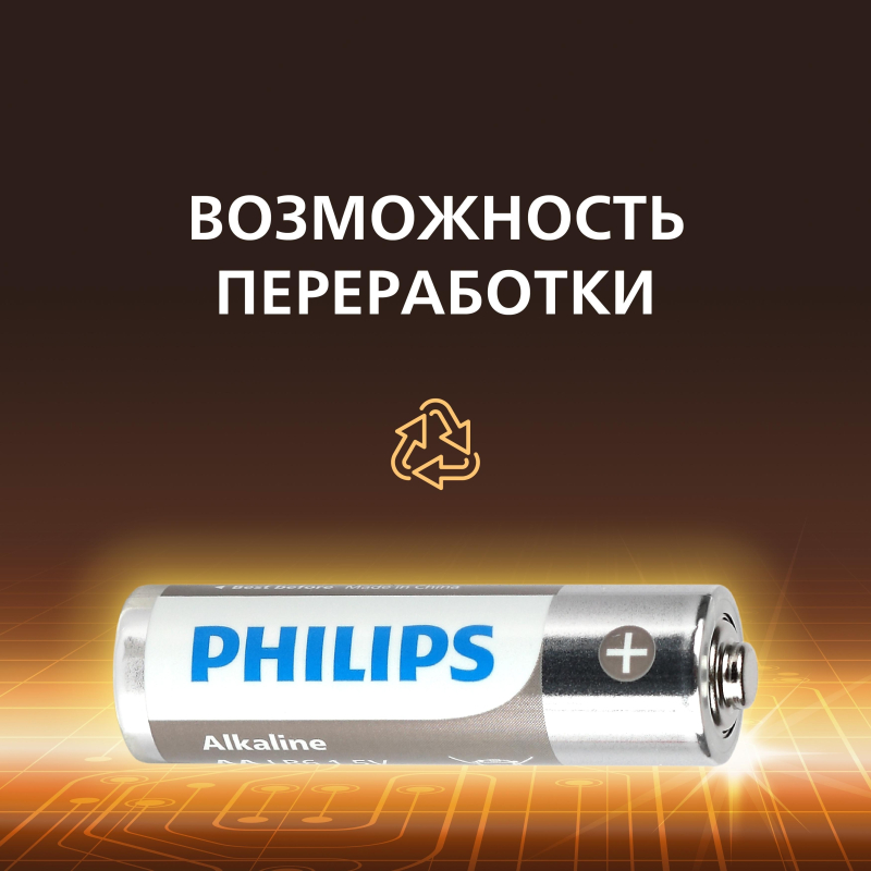 Батарейка Philips Entry AA LR6A20BX/51 LR6-20BL 20 шт/уп