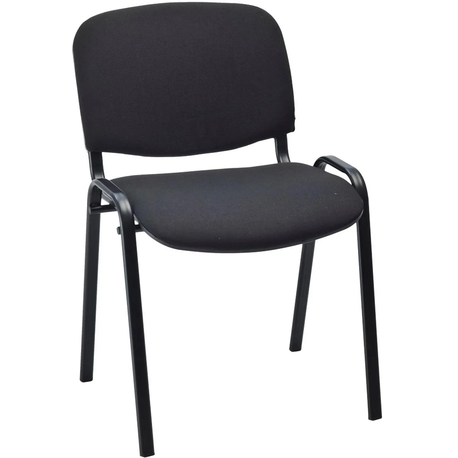 Стул офисный Easy Chair Изо чёрный (ткань, металл) (1397333)