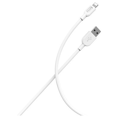 Кабель Smartbuy S01, USB - Lightning, для Apple, 2.4A output, 1м, белый