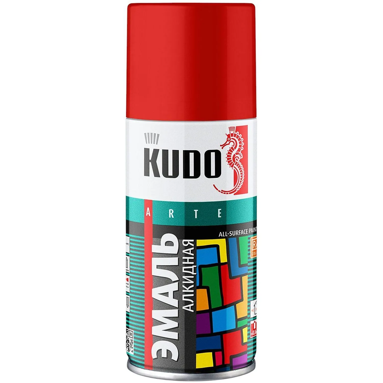 превью Краска аэрозоль ral 3020 красный 210 м л (1/12) kudo ku-1003.1