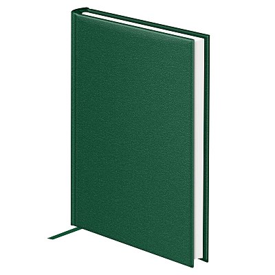 Ежедневник недатированный, А6, 160л., твердый переплет, балакрон «Ariane. Dark green», зеленый
