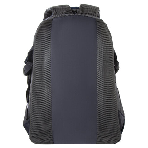Рюкзак BRAUBERG «MainStream 2», 35 л, размер 45×32×19 см, ткань, серо-синий