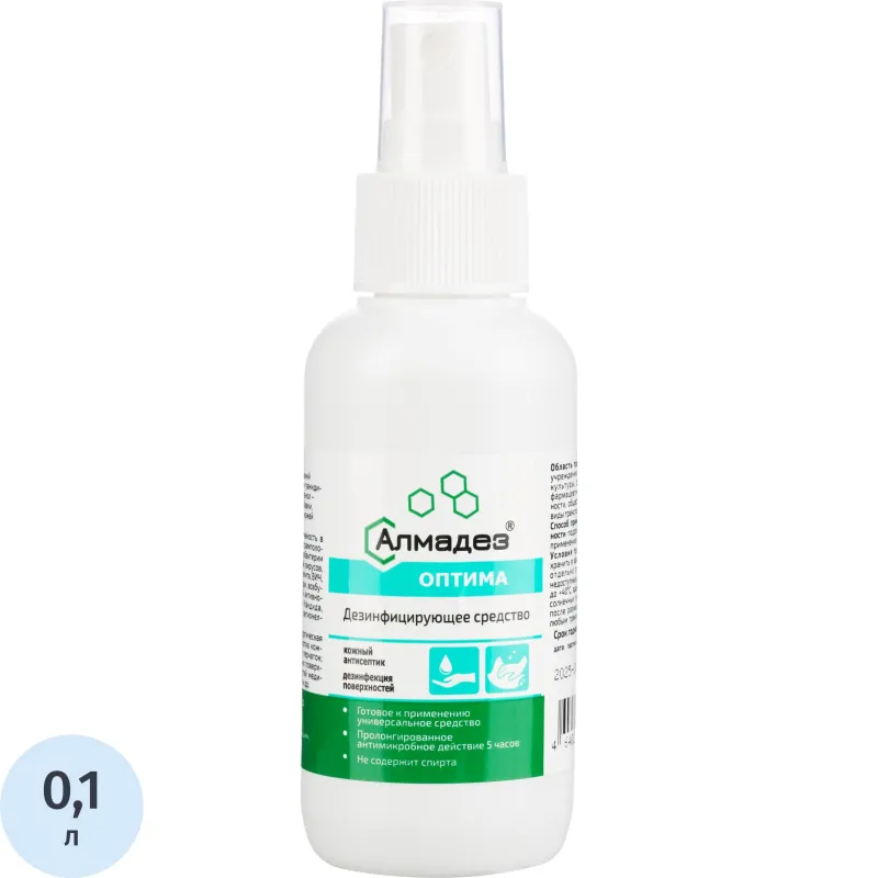 превью Антисептик кожный Алмадез-Оптима, на водной основе, 100 мл (спрей)
