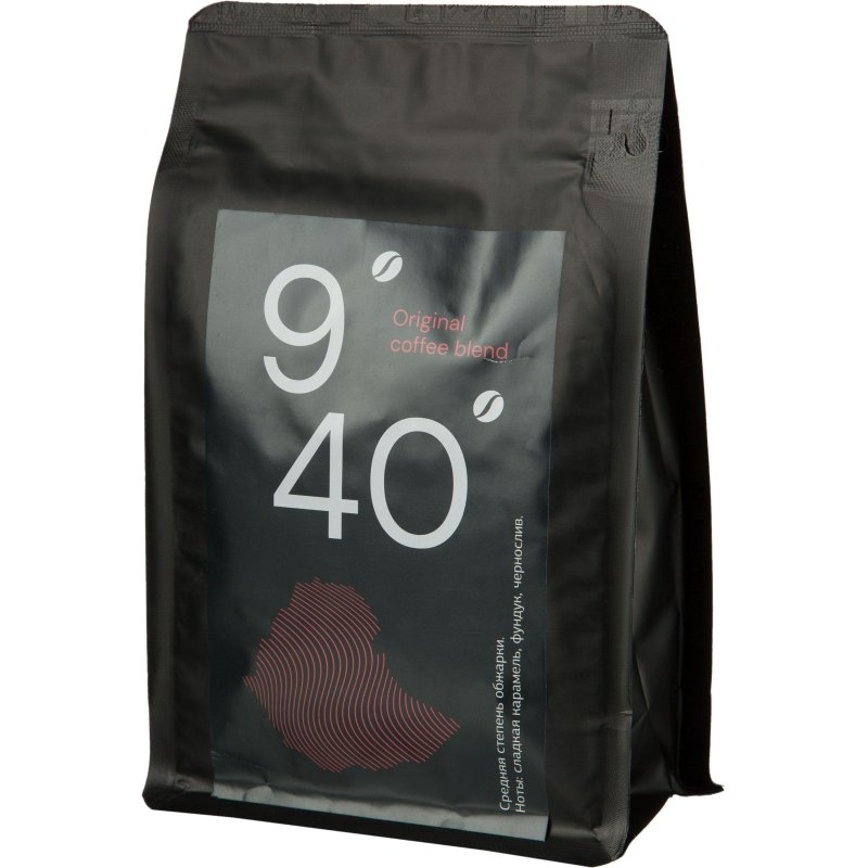 превью Кофе жареный в зернах 9/40 Original coffee blend, 250г