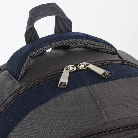 Рюкзак BRAUBERG «MainStream 2», 35 л, размер 45×32×19 см, ткань, серо-синий