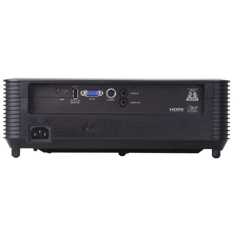 Проектор Exell EXD201 DLP, 3800Lm ANSI, WXGA 1280×800.30 000:1, HDMI, USB
