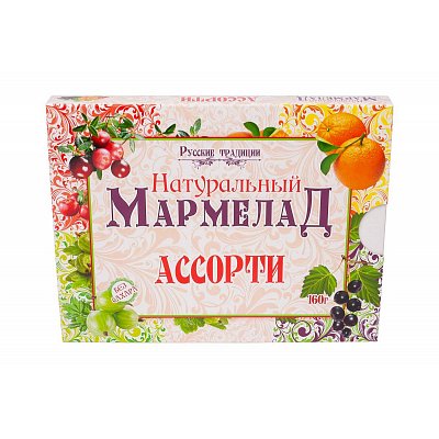 Мармелад Русские традиции ассорти 160 г