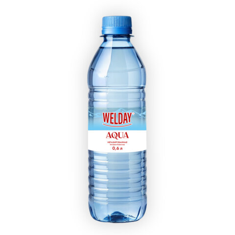 превью Вода негазированная питьевая WELDAY AQUA (ВЭЛДЭЙ АКВА)0.6 л623760