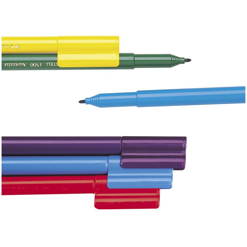 Фломастеры Faber-Castell «Connector», 60цв., смываемые, соединяемые колпачки, пластик. уп., европодв