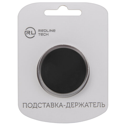 Подставка-держатель для телефона/смартфона/планшета настольная из пластика, RED LINE, попсокет