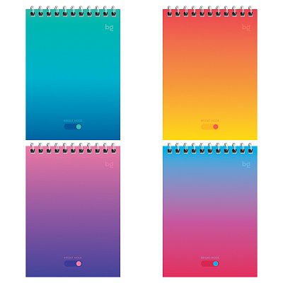 Блокнот А6 60л. на гребне BG «Bright monocolor»