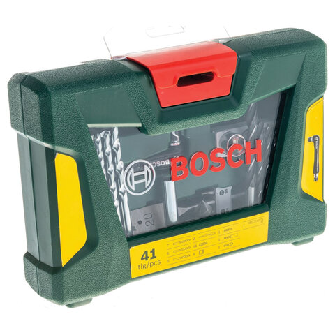 превью Набор бит и сверл, 41 шт., угловая отвертка, BOSCH V-line-41 2607017316