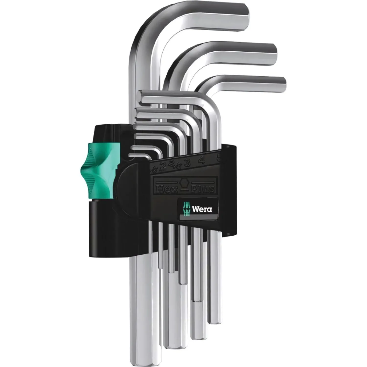 Набор ключей шестигранных (имбусовых) Wera Hex-Plus 950/9 SM 1.5-10 мм 9 штук (WE-021406)